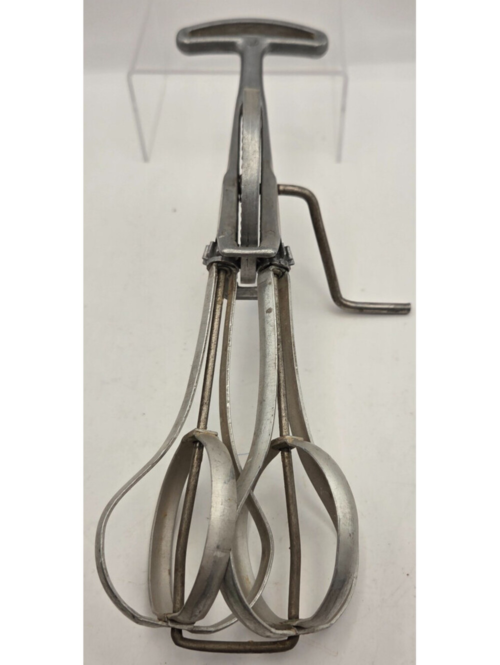 Antique Instant Whip Aluminum Egg Beater Hand Mixer 1920 Patent USA